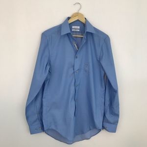 NWT Calvin Klein Blue Button Up Shirt